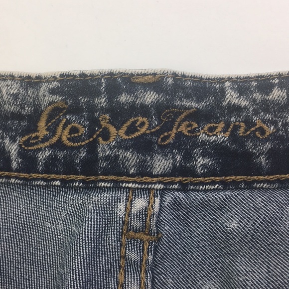 Geso Blue Jeans Size 15 Acid Washed Stretchy *B1 - Picture 5 of 9